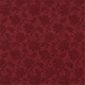 Burgundy Floral Jacquard Woven Upholstery Fabric Y756318