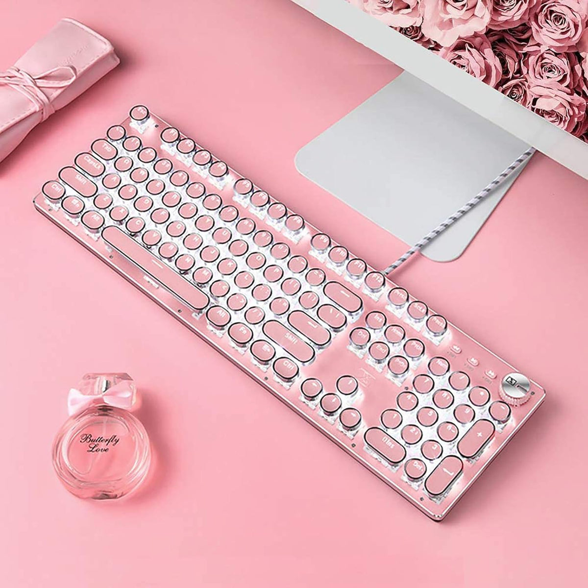 Pink Mechanical Keyboard Z916142