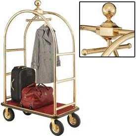 Gold Stainless Steel Bellman Cart Y7868