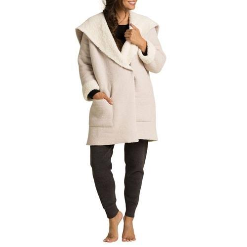 Shearling Drape Car Coat X41697