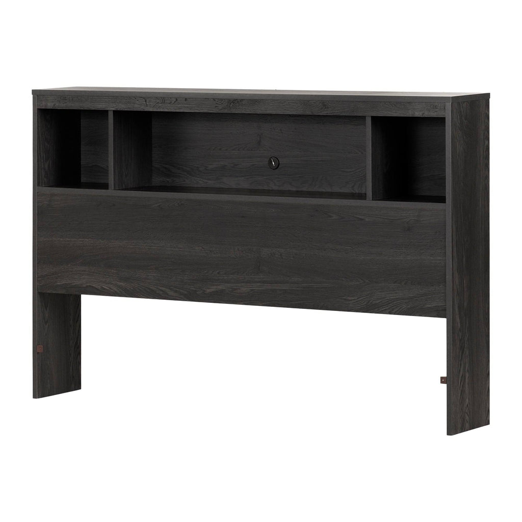 White Full Bookcase Headboard K90671