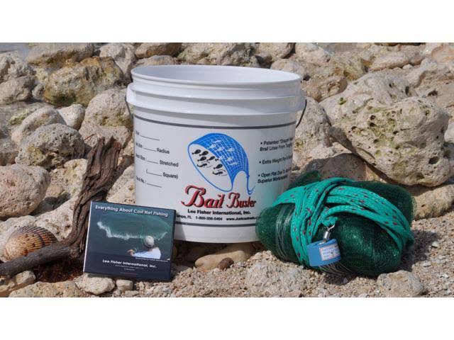 Green 1/2x22 Sq. Mesh 9 ft. Bait Cast Net B997759
