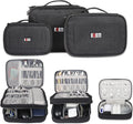 3 Pcs Electronic Organizer Bag Pouch H70134