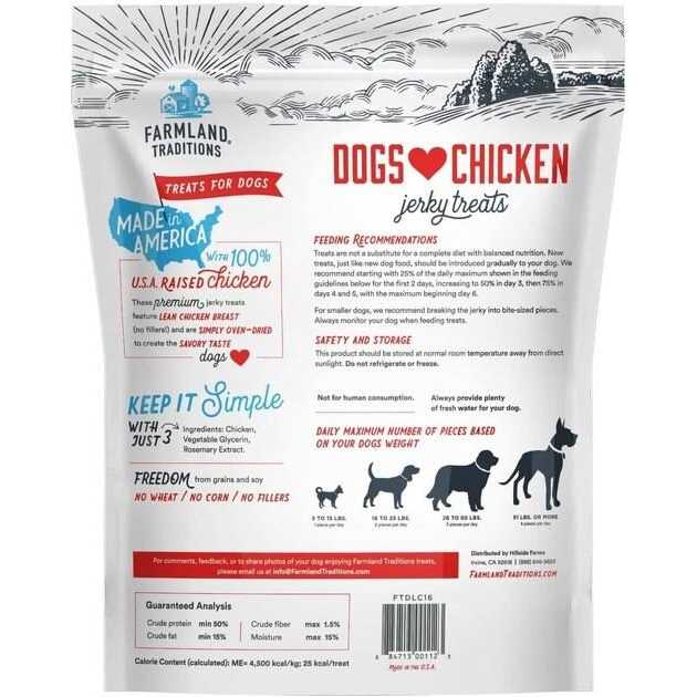 Chicken Jerky Dog Treats U843