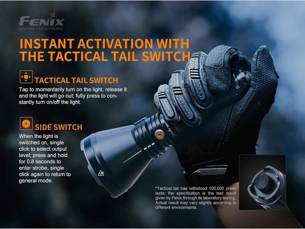 1500 Lumen Long-Range Rechargeable Hunting Light and Battery Case X6040