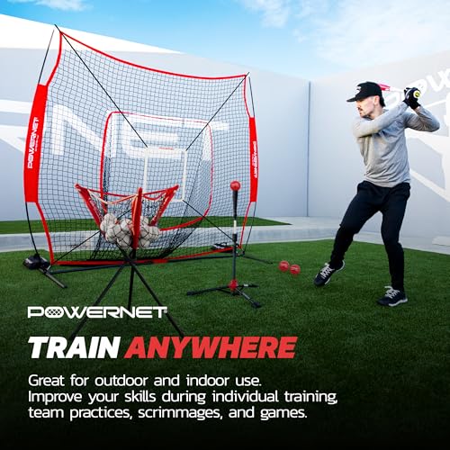 7x7 Baseball Softball Practice Net with Accessories Z29465