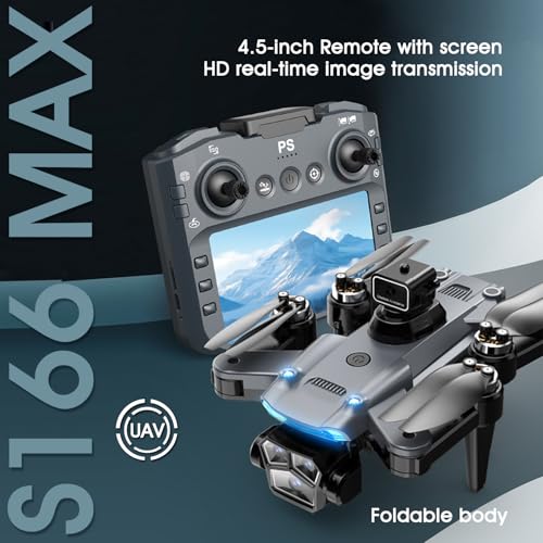 4.3-Inch HD Screen Remote Control Drone with Dual Cameras H162012