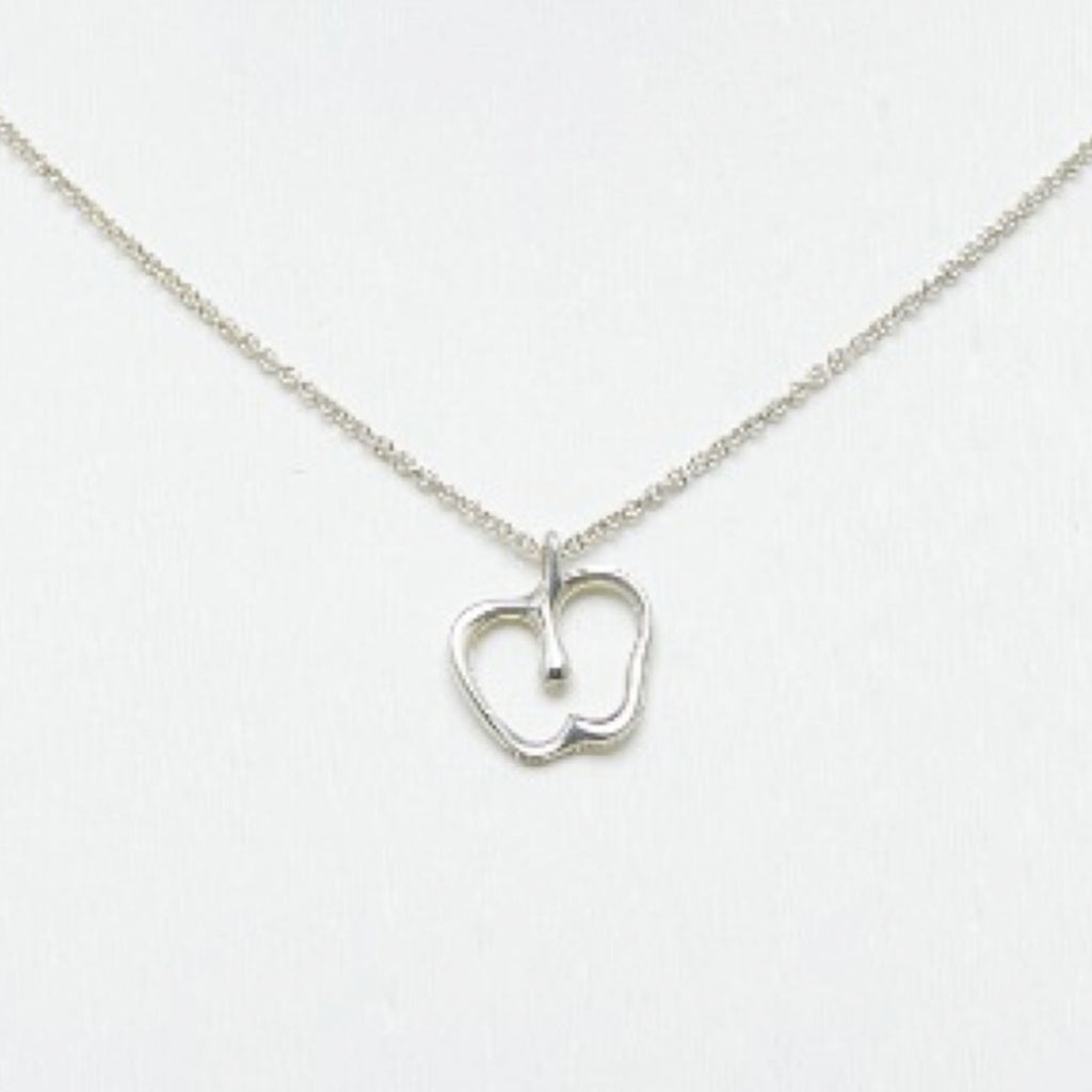 Apple Motif Necklace SV925 Silver I80880