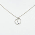 Apple Motif Necklace SV925 Silver I80880