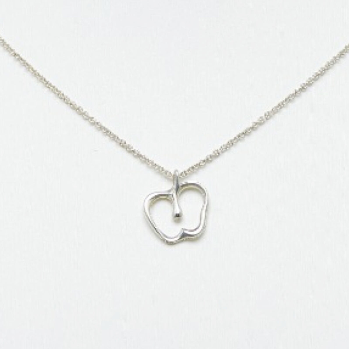 Apple Motif Necklace SV925 Silver I80880