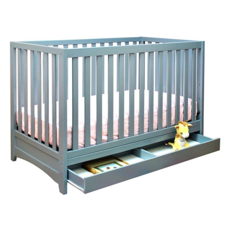 3-in-1 Convertible Crib, Gray D843710