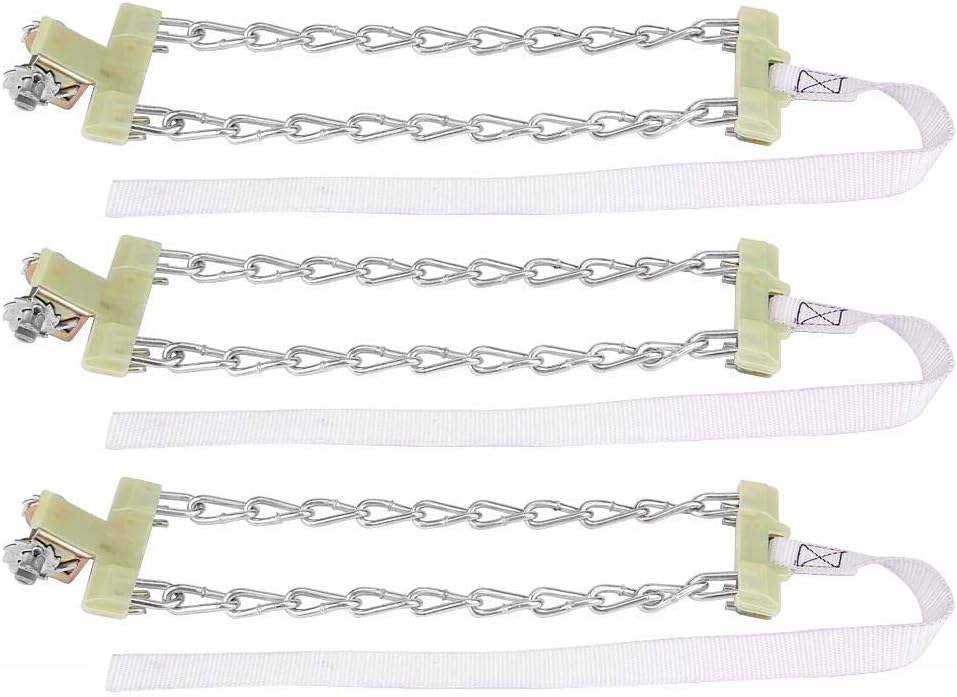 3pcs Clip-on Steel Tire Snow Chain (Large) J623969