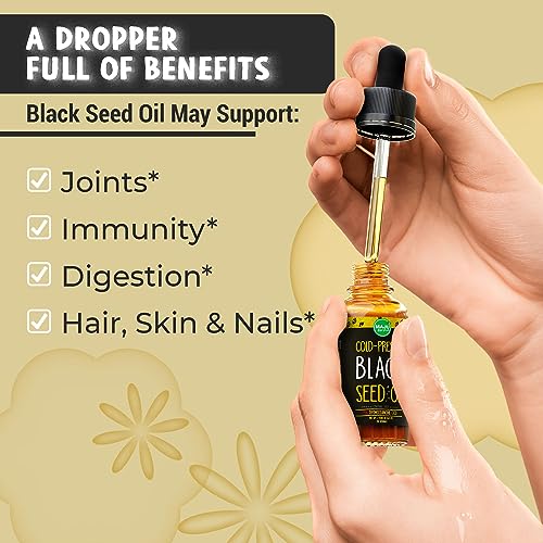 Black Seed Oil, Cold-Pressed, 8 oz N86913