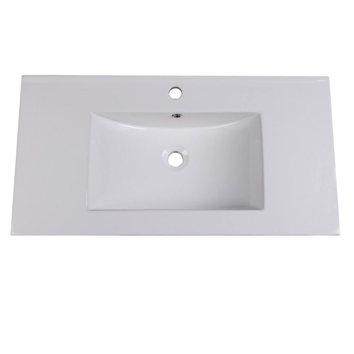 White Integrated Sink Countertop B46537