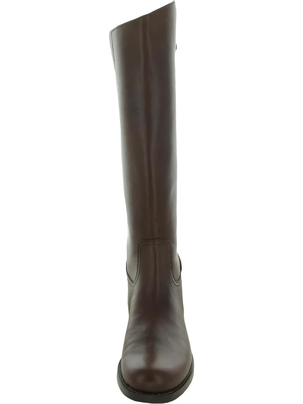 Brown Leather Knee High Boots N442