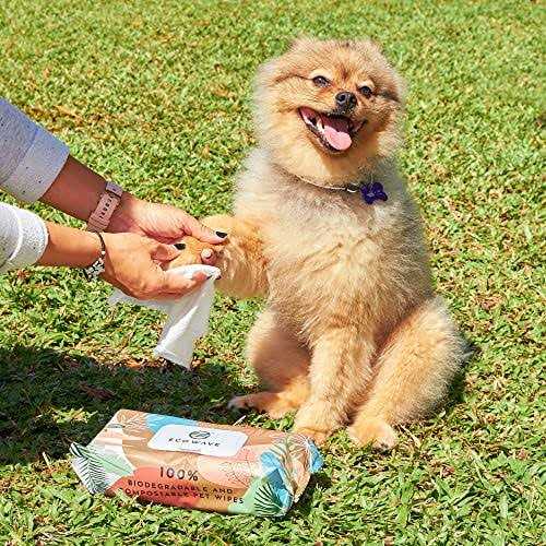 Biodegradable Compostable Dog & Cat Cleansing Wipes X18478