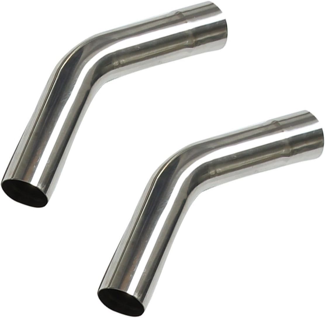 Stainless Steel T304 8PCS 2.5" Mandrel Pipe Straight and U-Bend Kit W664