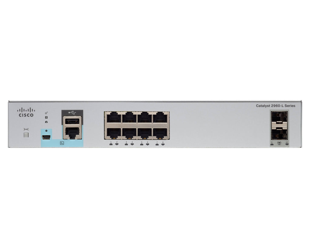 Managed Switch 8 Ethernet Ports 2 Gigabit SFP Uplink Ports O3125