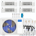 39,000 BTU 4 Zone Ceiling Cassette Ductless Air Conditioner and Heat Pump Y323958