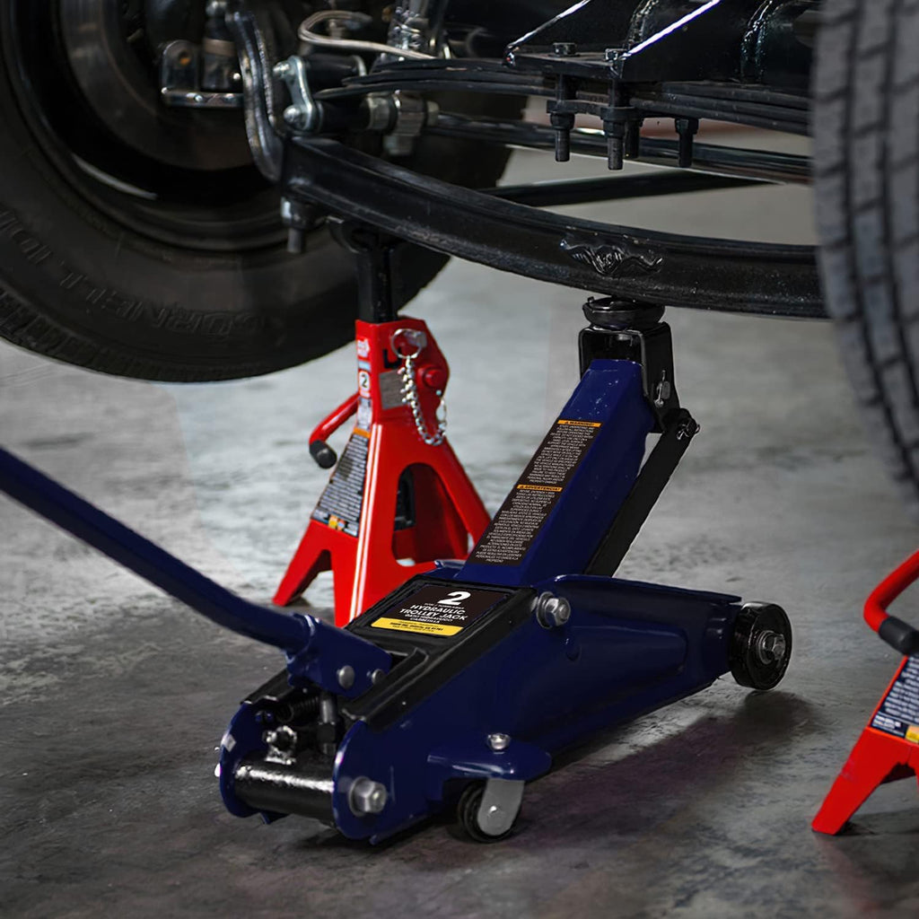 2 Ton Hydraulic Trolley Floor Jack with Carrying Case Q531