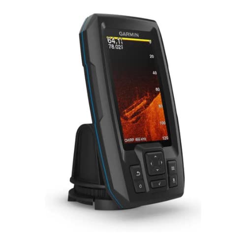 4" GPS Fishfinder with CHIRP Traditional and ClearVu Scanning Sonar Transducer U763202