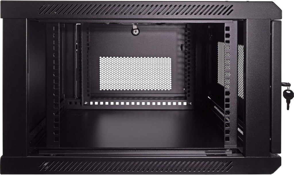6U 19-Inch Server Network Rack Wallmount Cabinet Black N735087