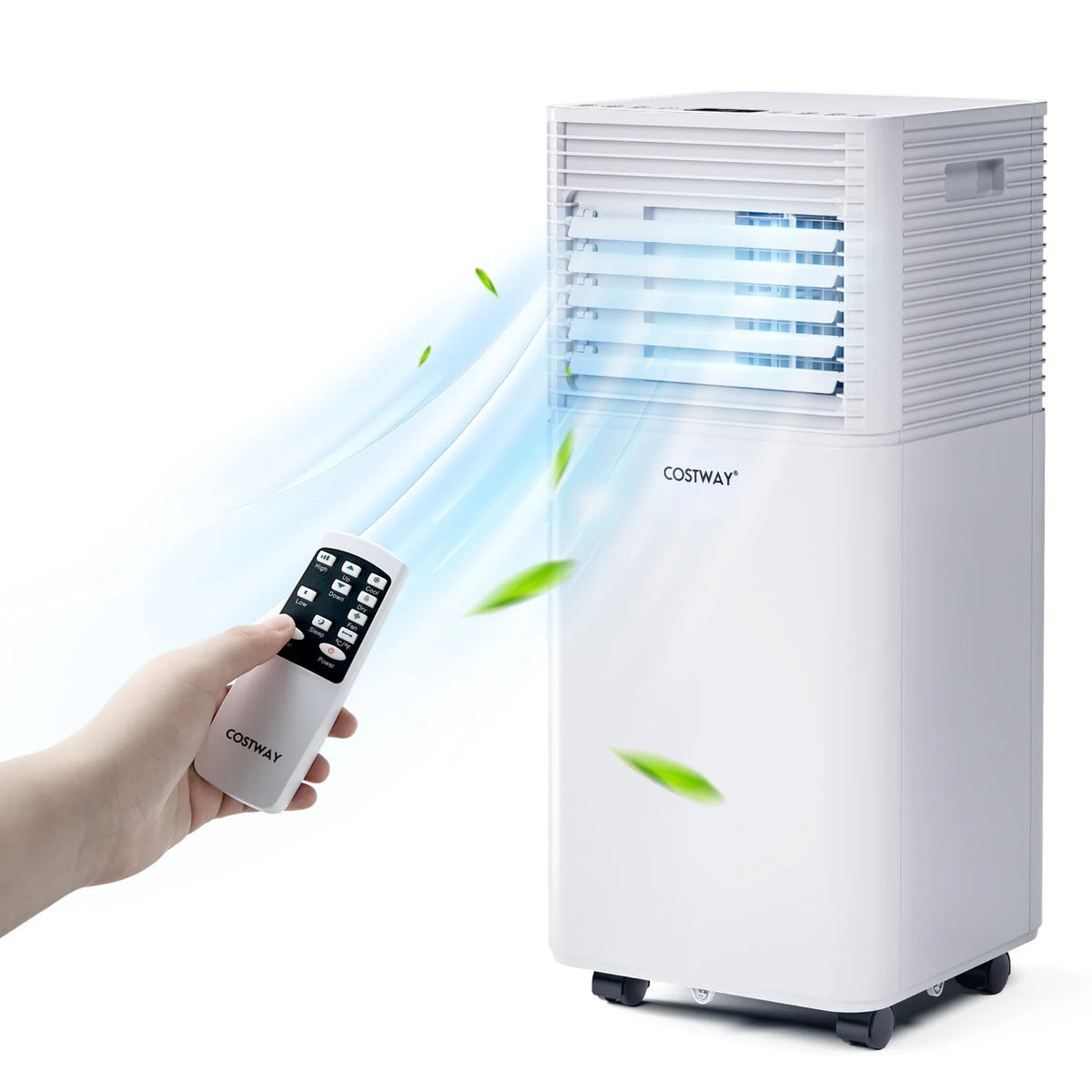 5000 BTU Portable Air Conditioner 3-in-1 Black S75956