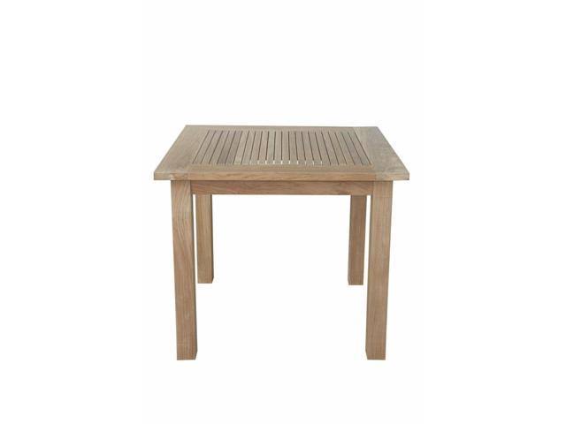 Bahama 35 inch Square Table Small Slats W53334