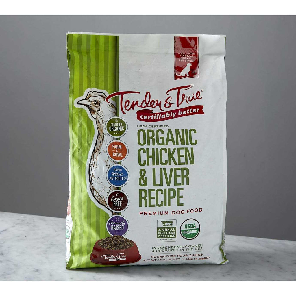 Organic Chicken & Liver Recipe Dry Dog Food P90443