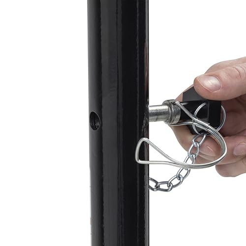 1,500 lb Adjustable Height Heavy-Duty Steel Underhoist Support Stand E62938