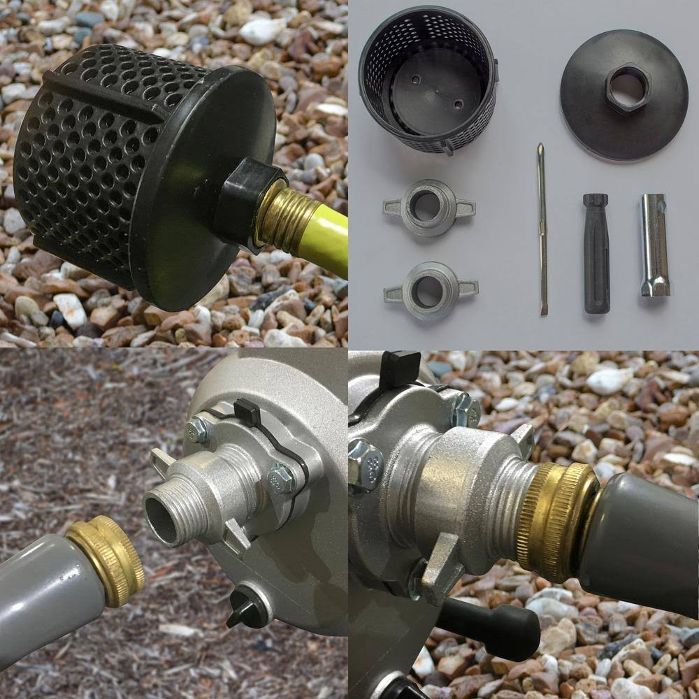 1.4 HP 2-Cycle Utility Pump with Garden Hose Adapter Z7200