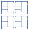 5x5 ft. Scaffold Frame 4 Pk L538