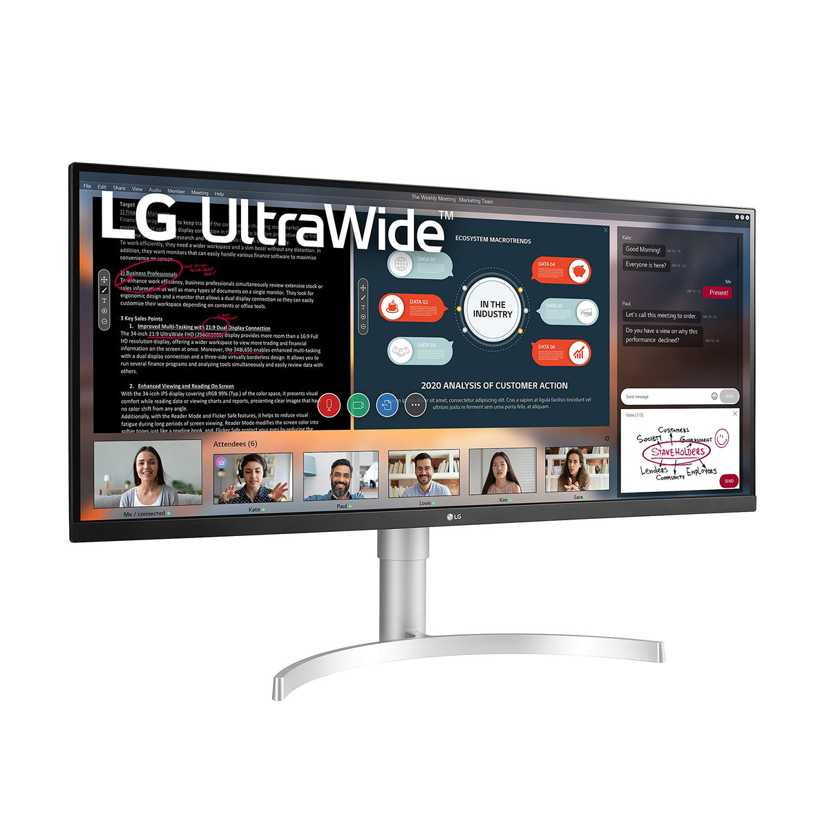 34" 21:9 FHD IPS Monitor with DisplayHDR 400 A407