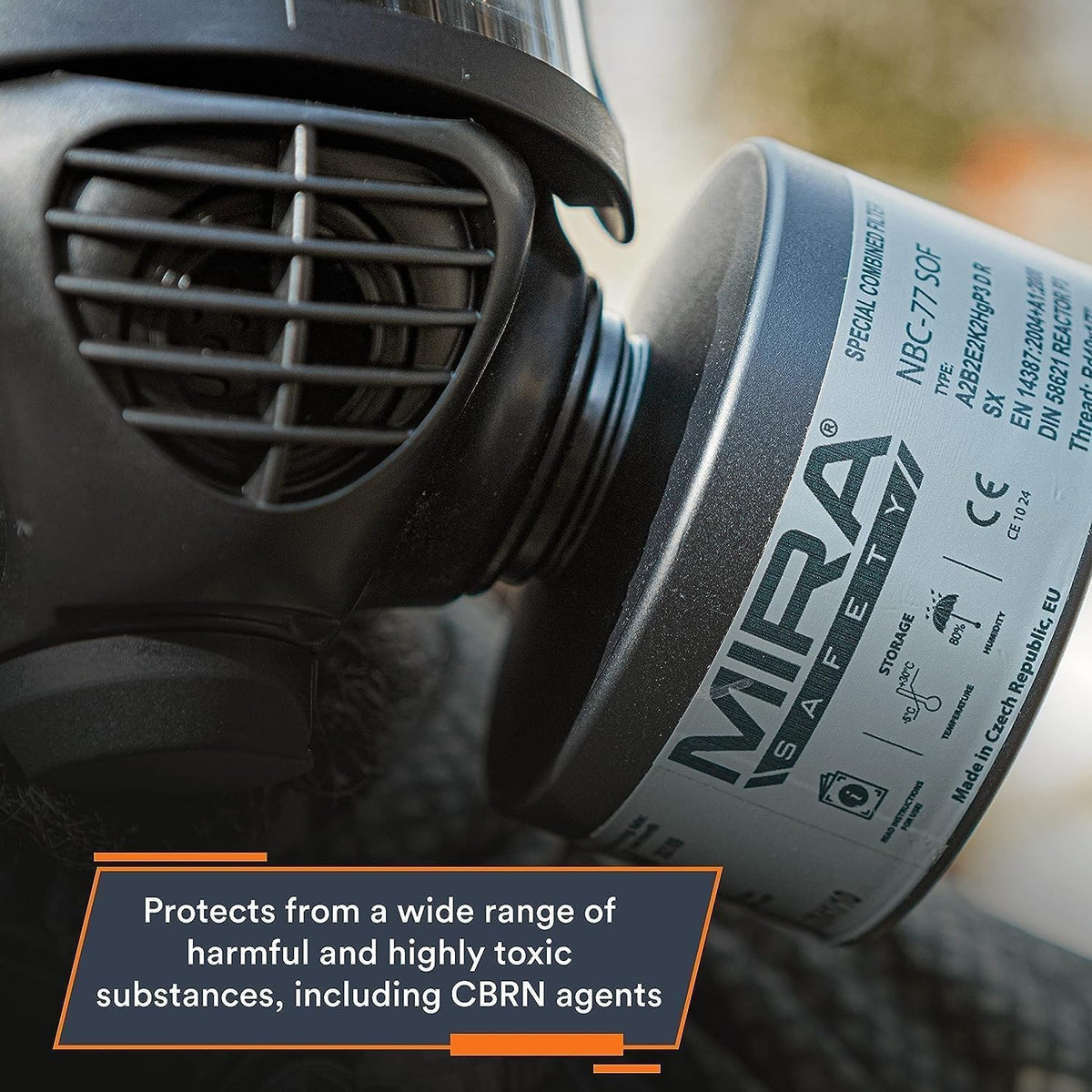 Single 40mm CBRN Gas Mask Filter L1873