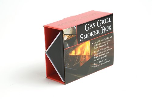 Large Nonstick V-Shaped Smoker Box for Gas Grills B221