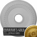 Classic Ceiling Medallion Hand-Painted Pharaohs Gold D79358