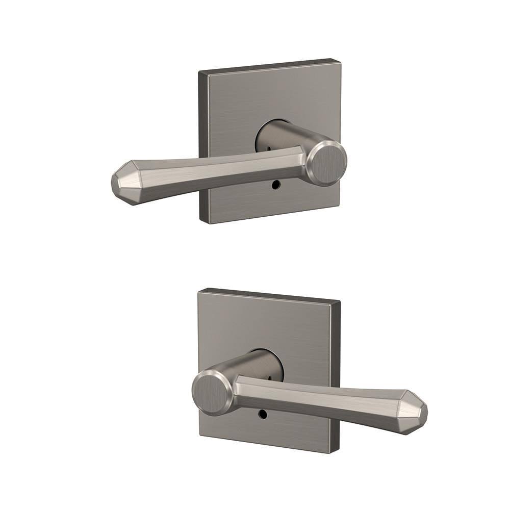 Satin Nickel Non Turning Dummy Lever Lock C18770