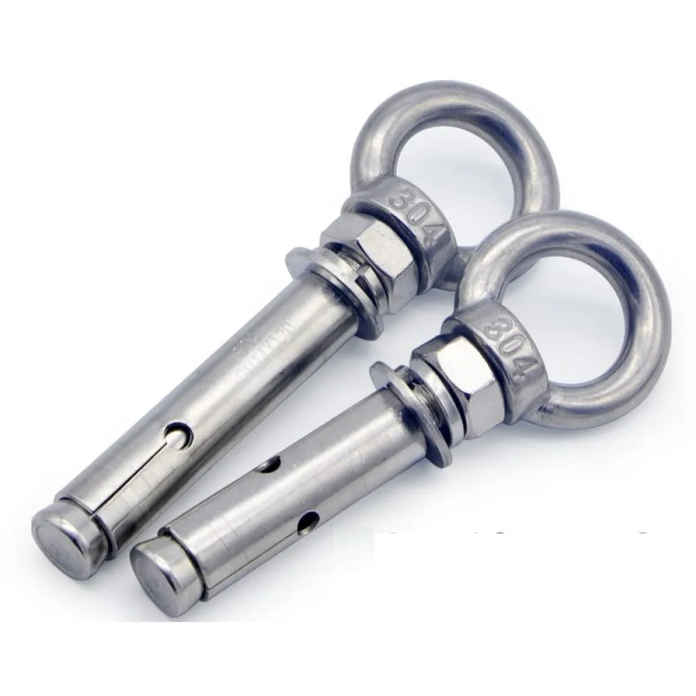 304 Stainless Steel Lifting Eye Bolt M10x80mm 2pcs G338093
