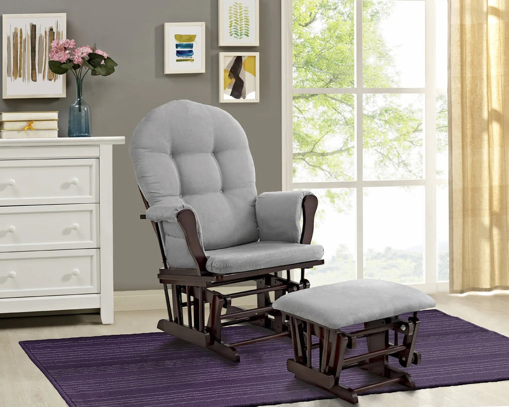 Windsor Glider and Ottoman, Natural w/ Beige Cushion K472555