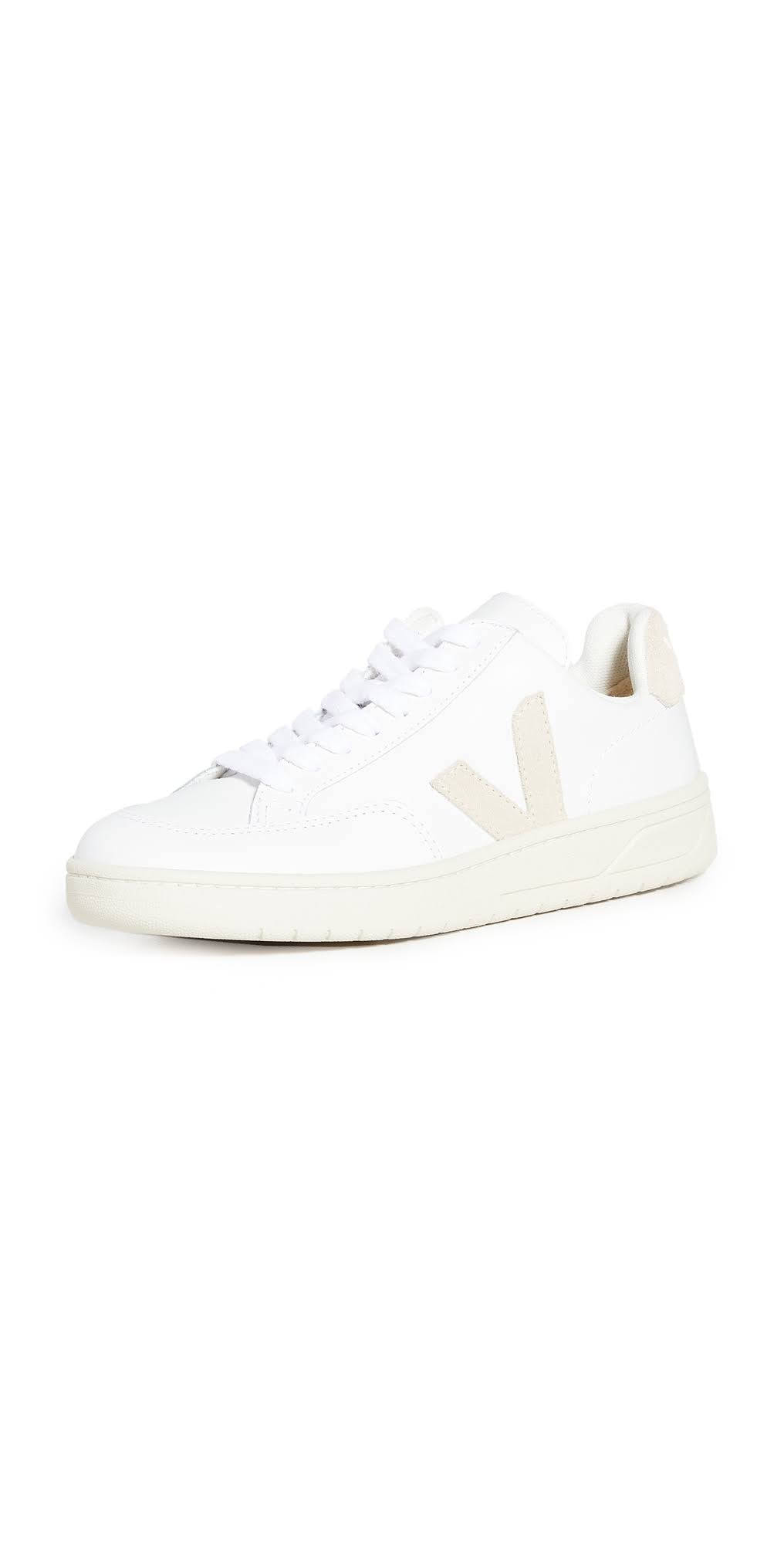 White Sable Leather Sneakers Z92311