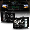 Black Smoked LED Projector Headlights for Pickup Truck B5030
