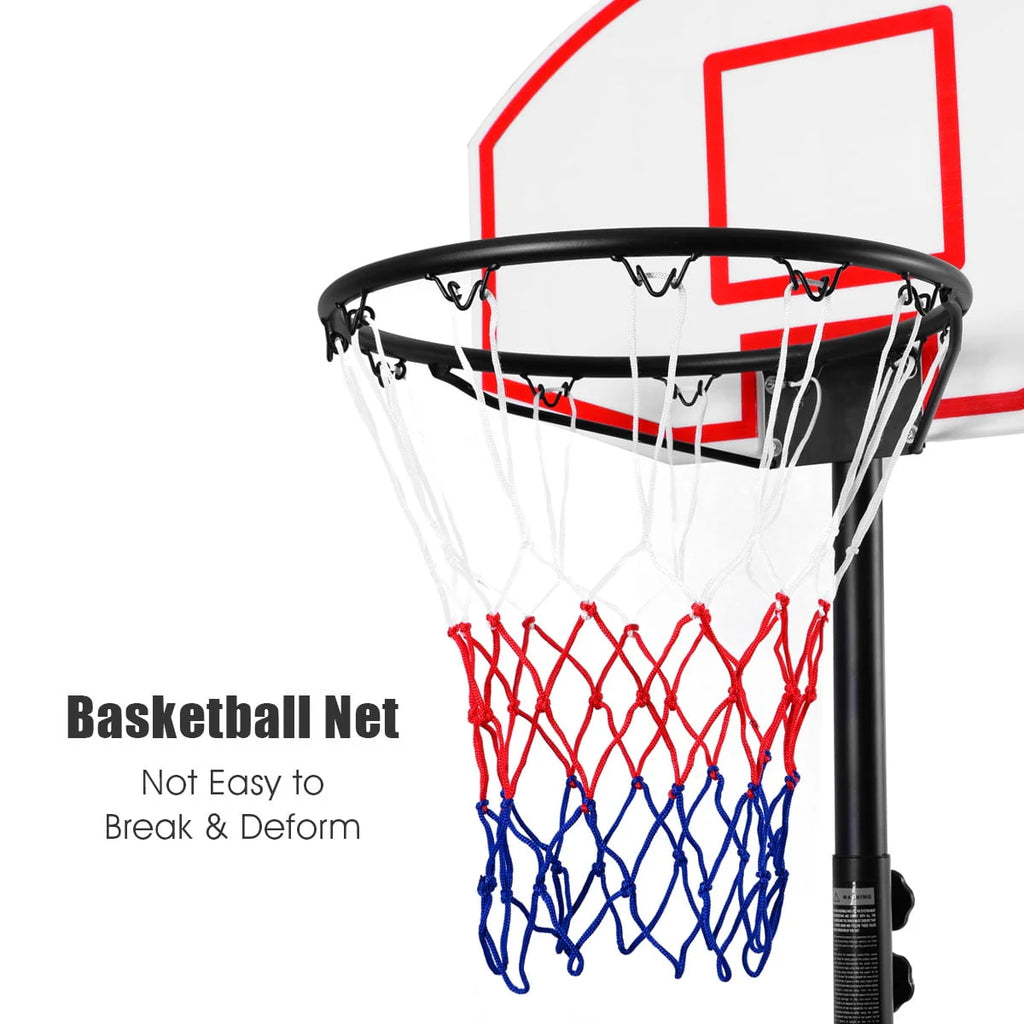 Adjustable Basketball Hoop System with Wheels M83641