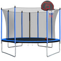 10FT Trampoline with Basketball Hoop R3111