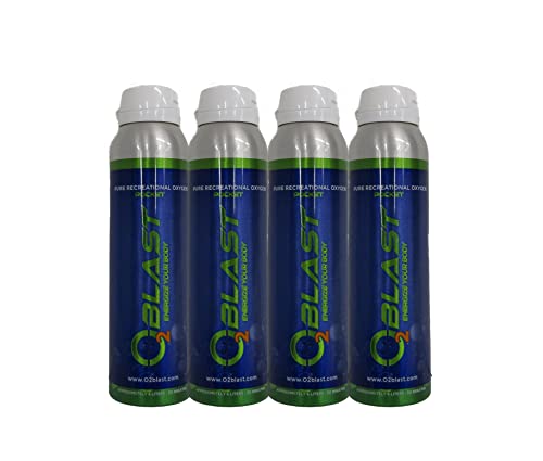 4 Pack Portable Canned Oxygen 4 Liter P81287