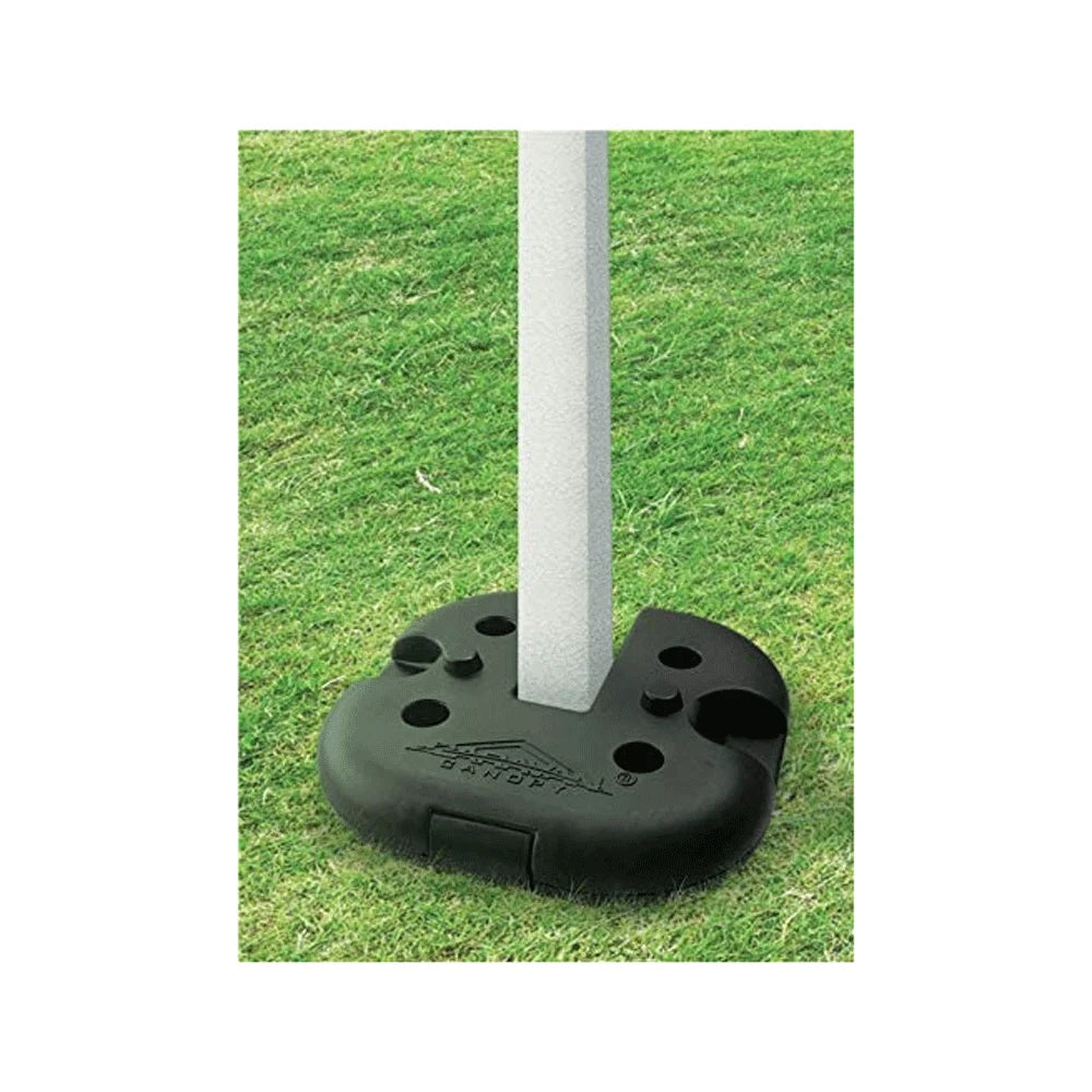 Rubber 6 Pound Cement Canopy Weight Plate, Set of 4 O46552