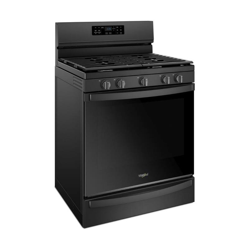 5.8 cu. ft. Gas Freestanding Range in Black I635