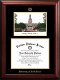 Gold Embossed Diploma Frame with Campus Images Lithograph H65970
