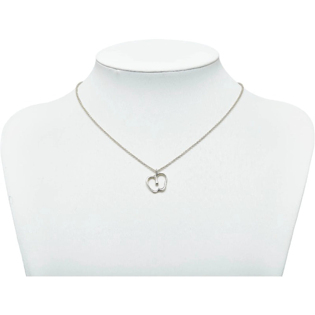 Apple Motif Necklace SV925 Silver I80880