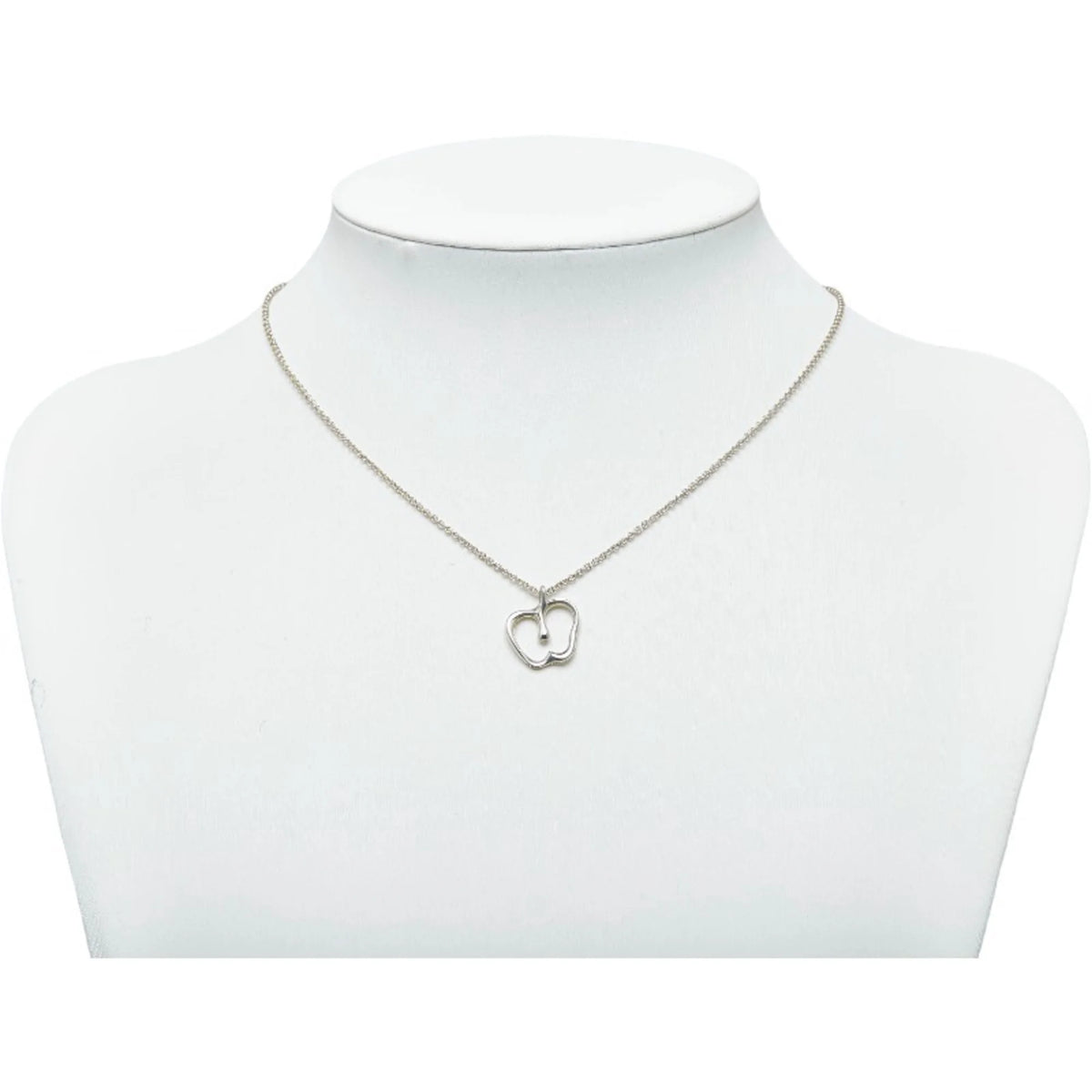 Apple Motif Necklace SV925 Silver I80880