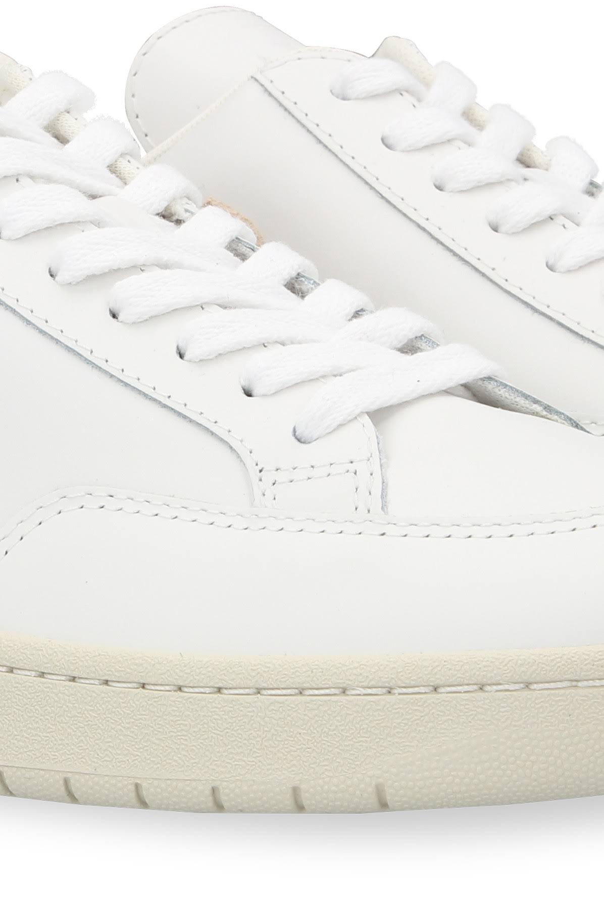 White Sable Leather Sneakers Z92311